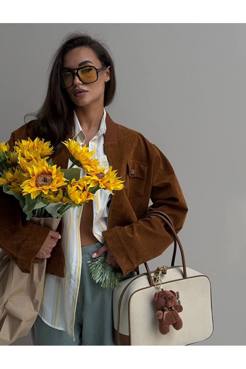 MIU MIU Женский вельветовый бомбер