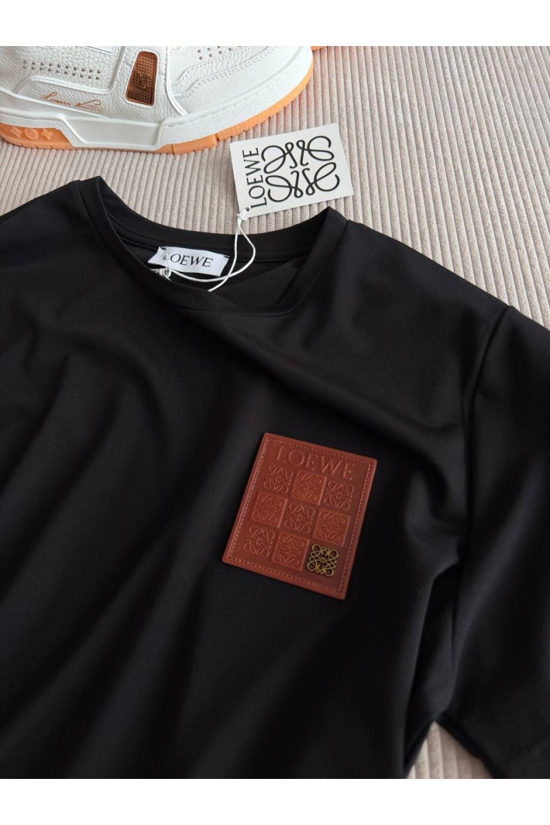 Loewe Женская чёрная футболка premium