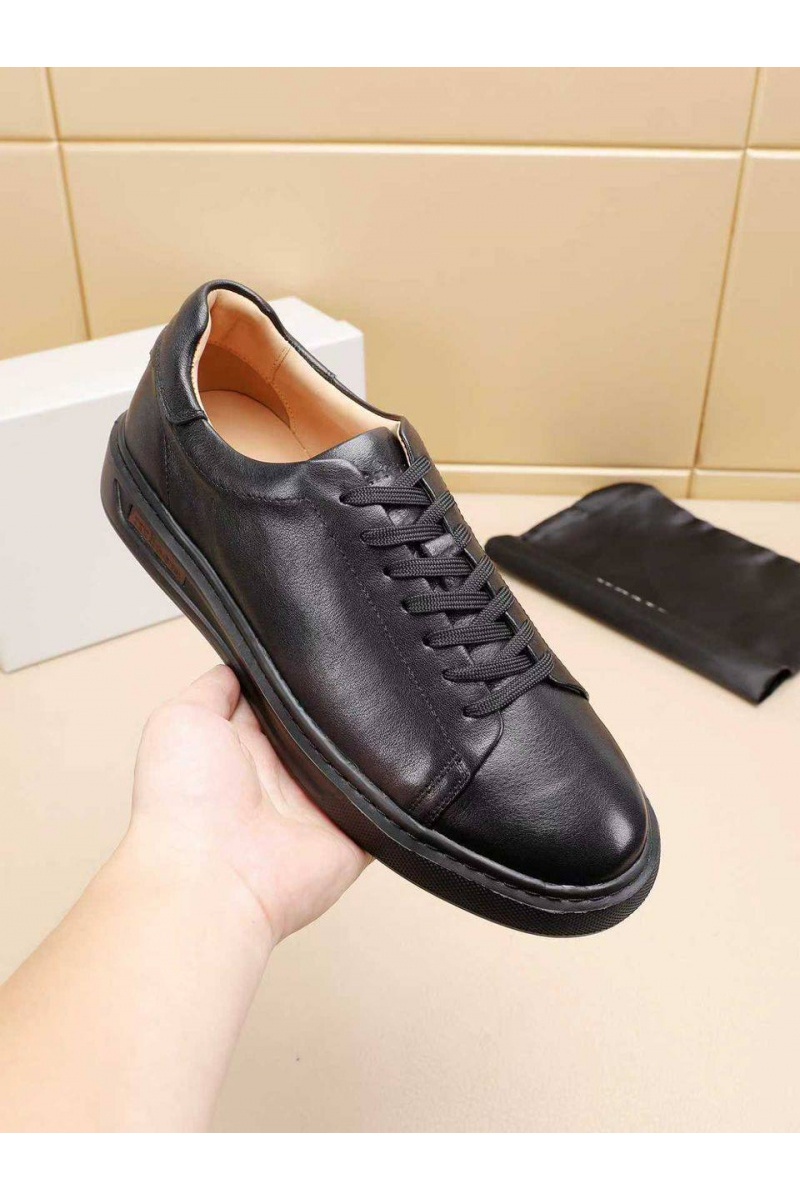 Kiton Мужские кожаные кроссовки 