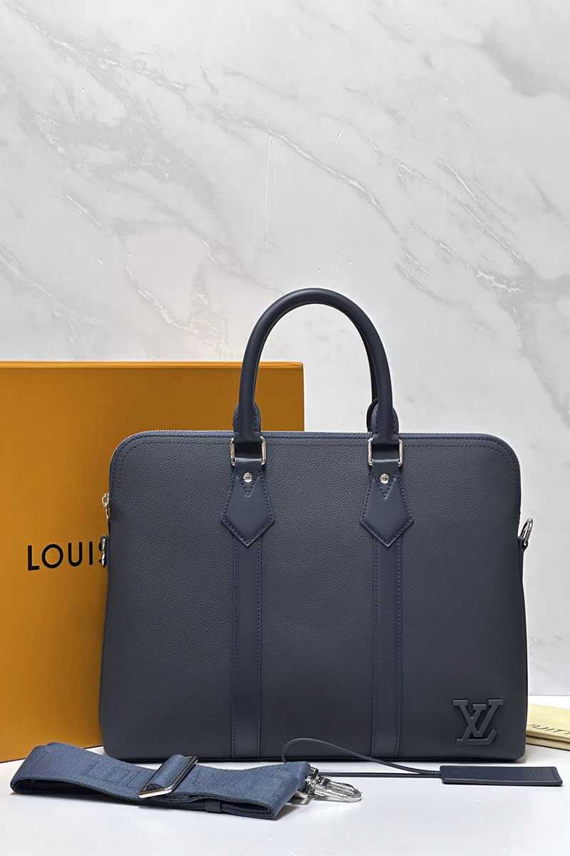 Lоuis Vuittоn Кожаный портфель Takeoff premium 39x29x7 см