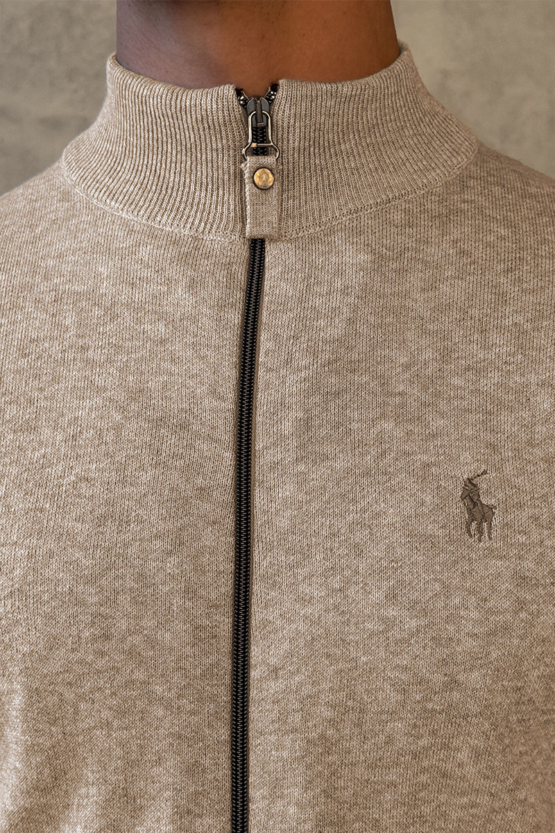 Polo Ralph Lauren Мужская бежевая кофта pony-embroidered