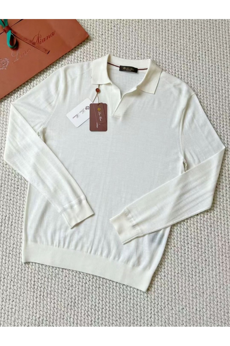 Loro Piana Поло с длинным рукавом Premium - Beige
