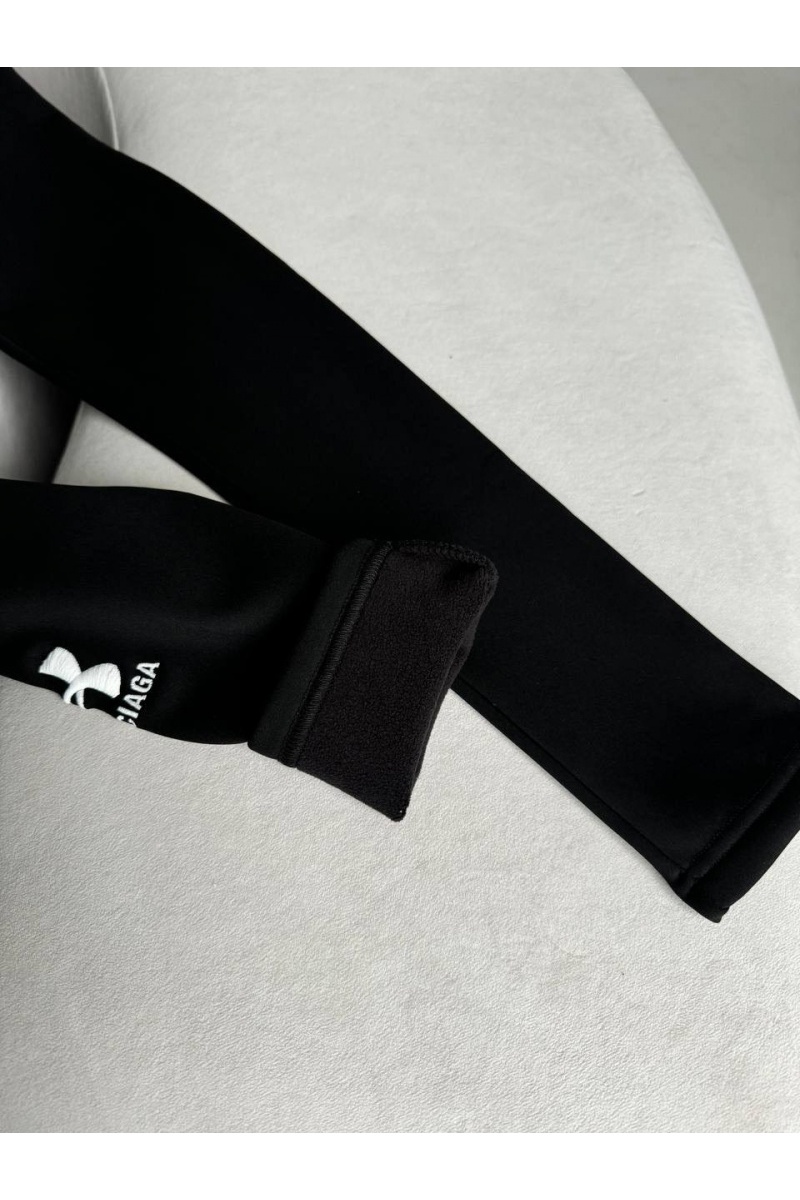 Balenciaga Женские чёрные леггинсы 