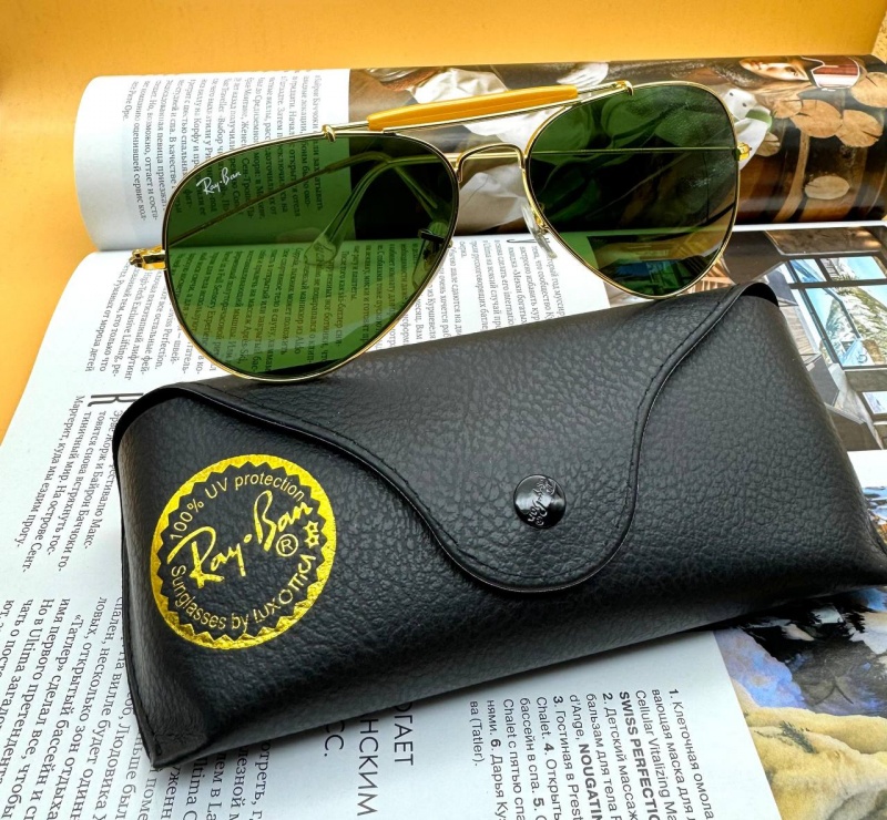 Ray-Ban Солнцезащитные очки Outdorsman - Green / Gold
