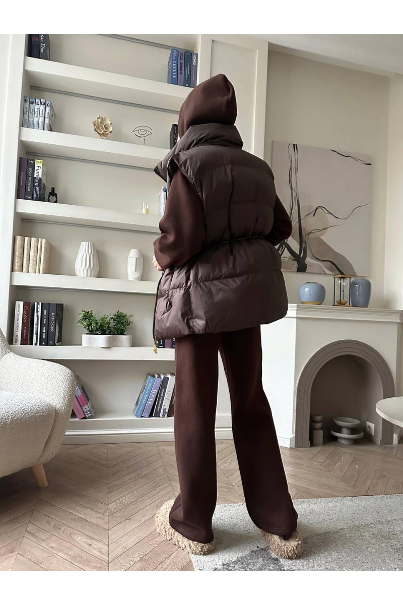 Schiaparelli Женский костюм тройка на флисе premium - Brown