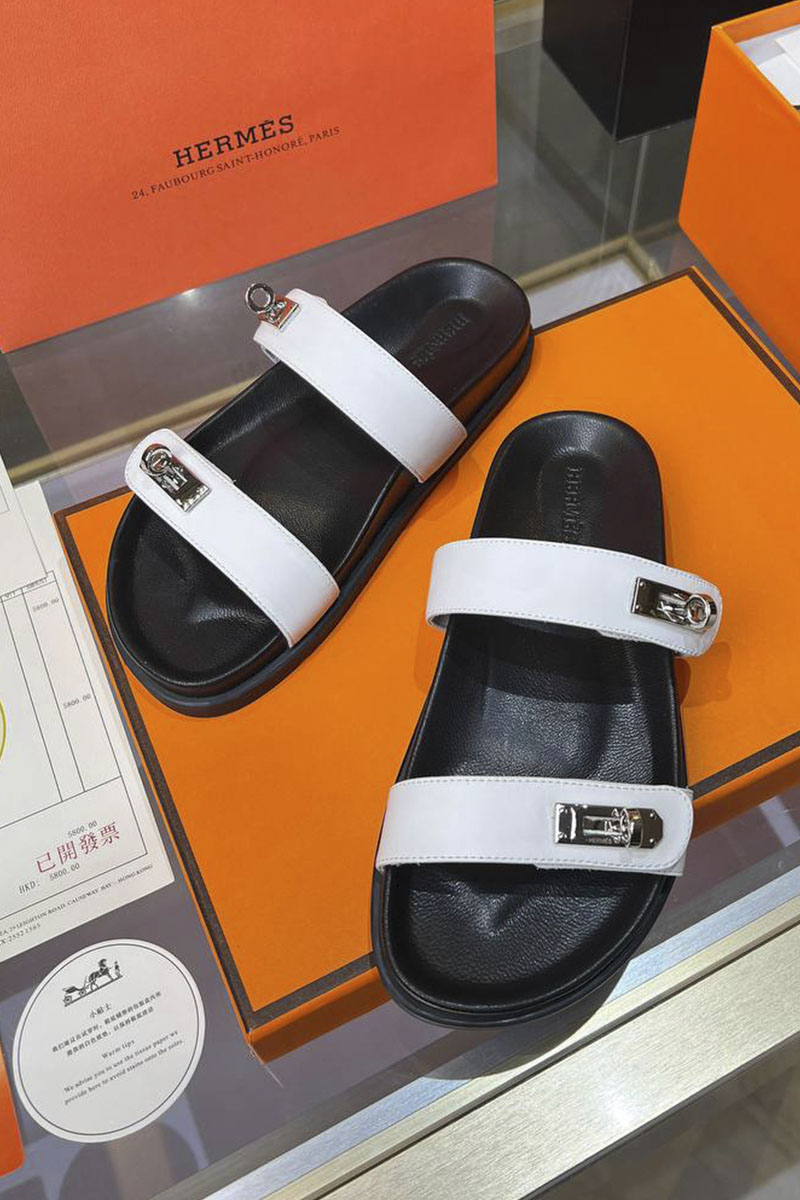 Hermes Женские шлёпанцы Chypre premium