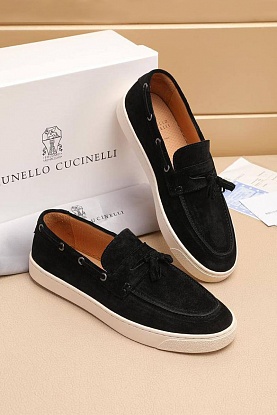 Мужские замшевые лоферы