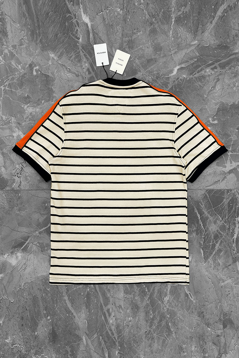 BV Оверсайз футболка - Beige / Orange