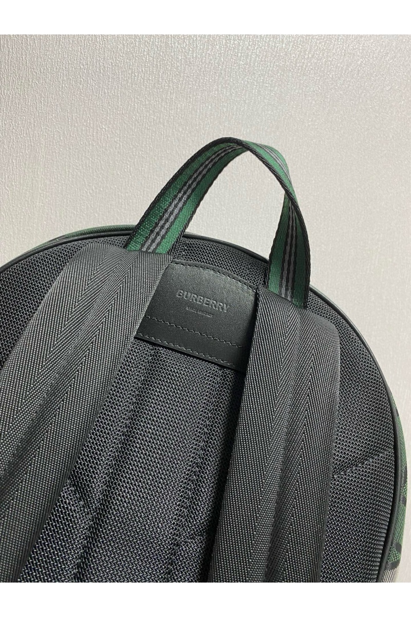 Burberry Рюкзак зелёного цвета TB Monogram Premium 30.5x14.5x42.5 см