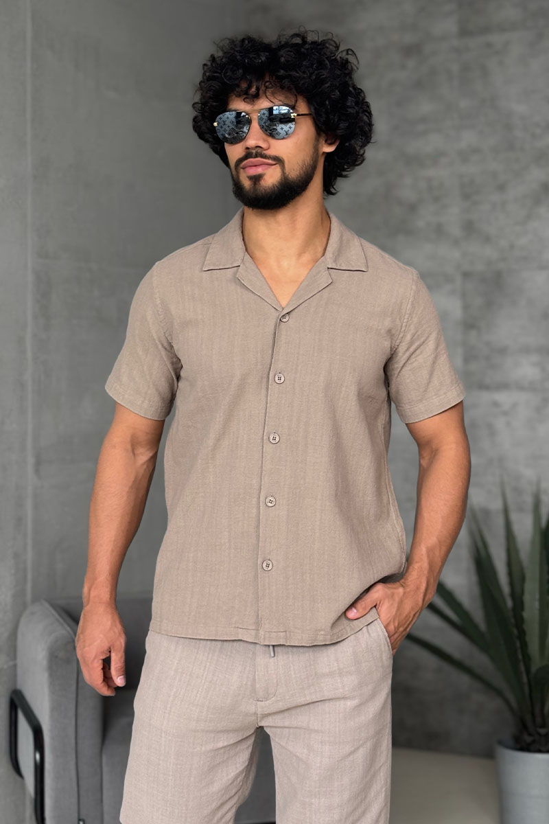 Loro Piana Мужской костюм бежевого цвета 