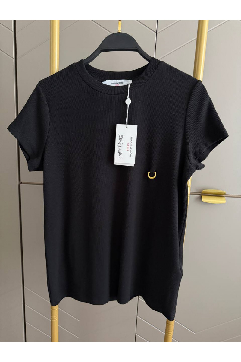 Schiaparelli Женская чёрная футболка premium