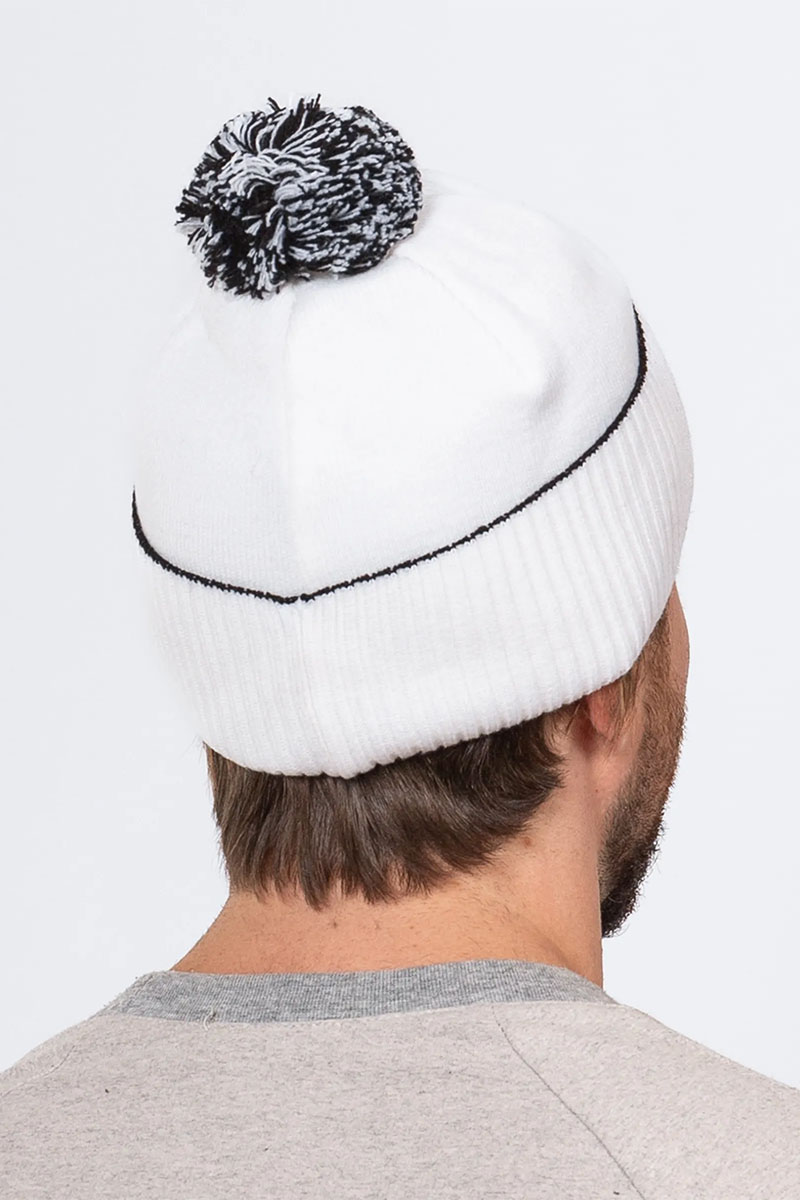 Paul & Shark Шапка на флисе logo-badge - White