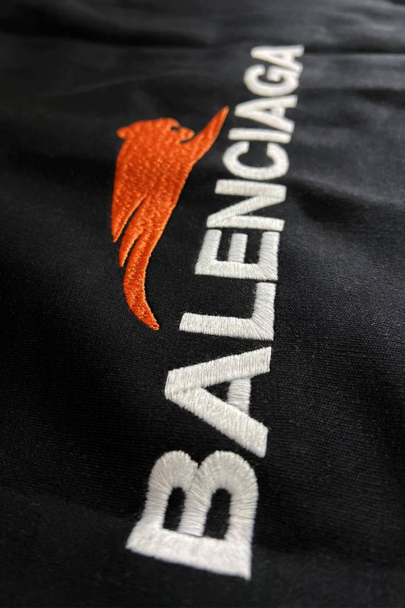 Balenciaga Чёрное худи Year Of The Tiger embroidered-logo