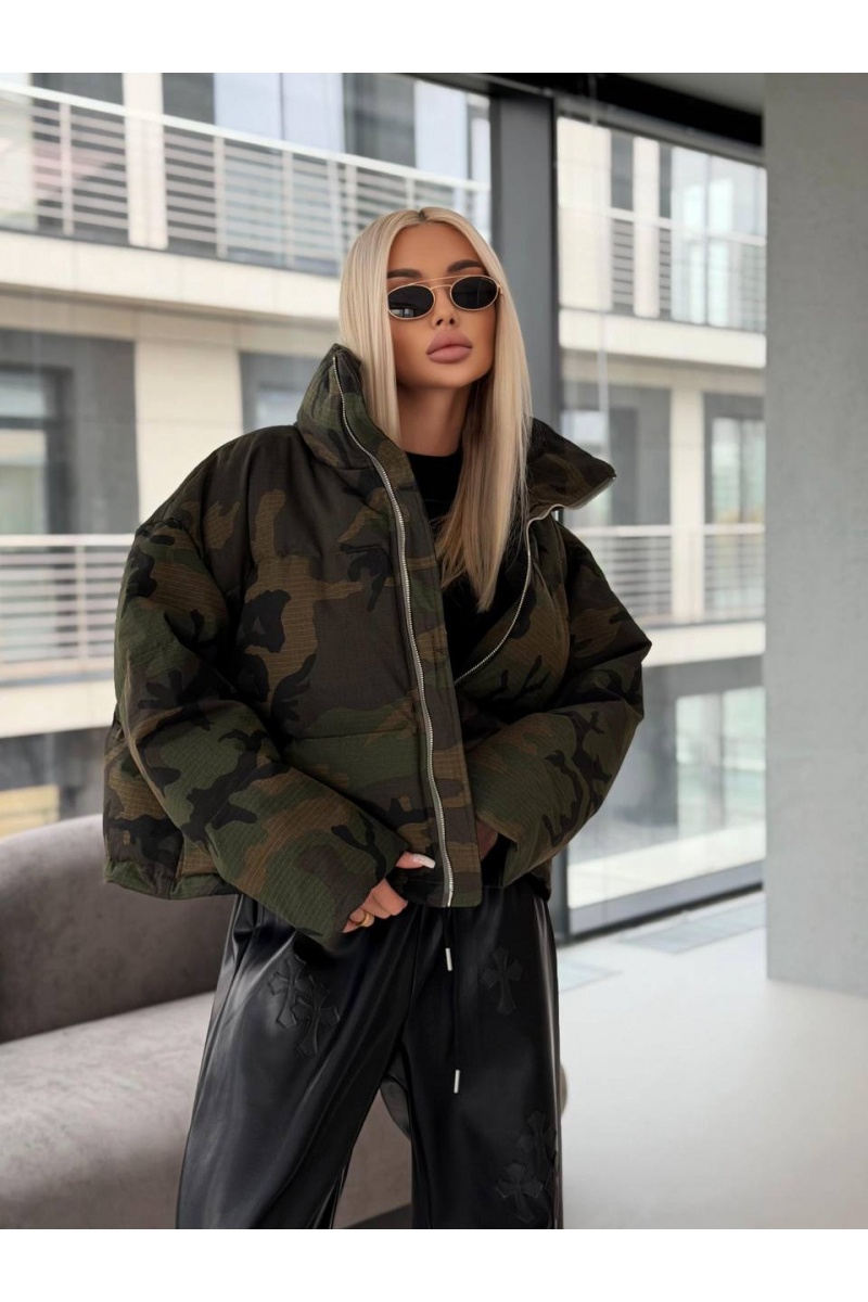 Chrome Hearts Женская пуховая куртка Military