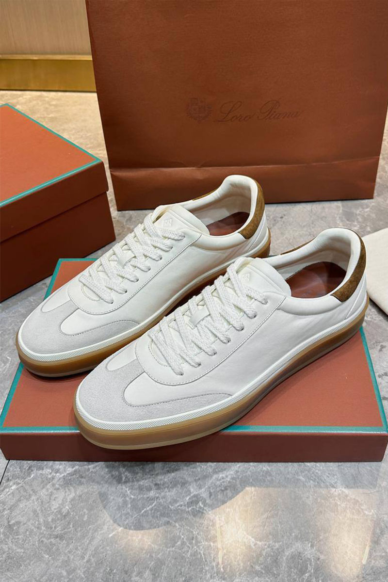 Loro Piana Мужские кроссовки Tennis Walk - White