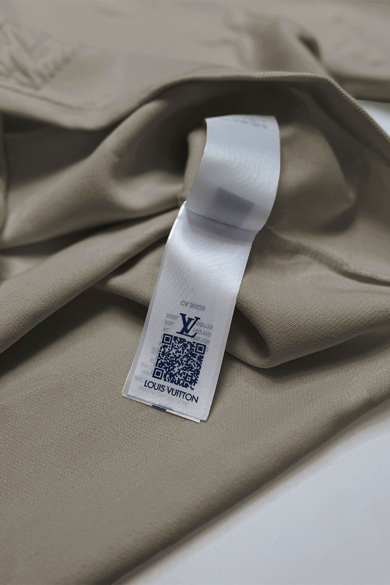 Lоuis Vuittоn Оверсайз футболка Embossed Monogram - Beige