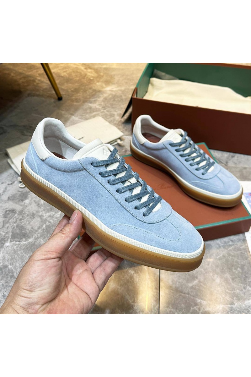 Loro Piana Мужские замшевые кроссовки Tennis Walk