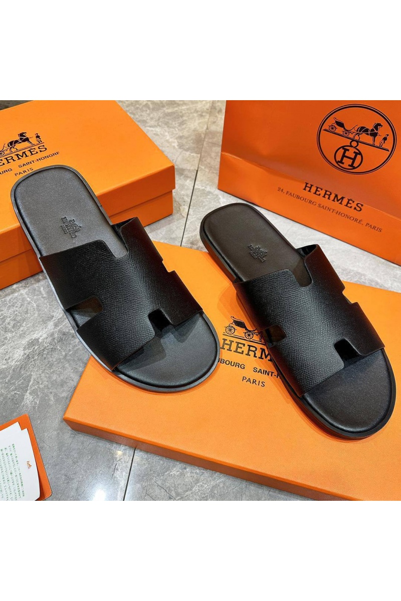 Hermes Мужские шлёпанцы Izmir - Black