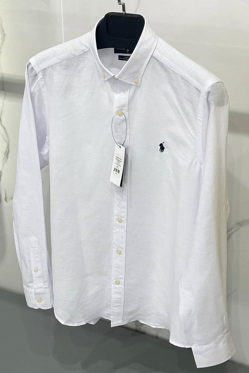 Polo Ralph Lauren Бежевая рубашка logo-embroidered