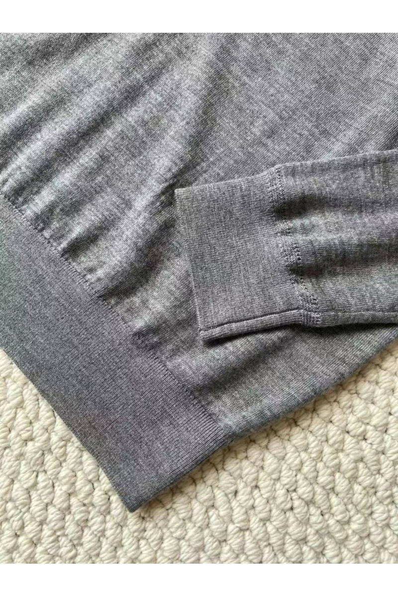 Loro Piana Поло с длинным рукавом Premium - Light Flower Gray