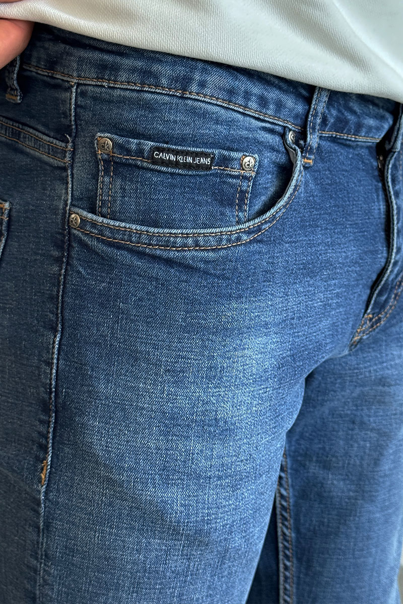 Calvin Klein Мужские синие джинсы