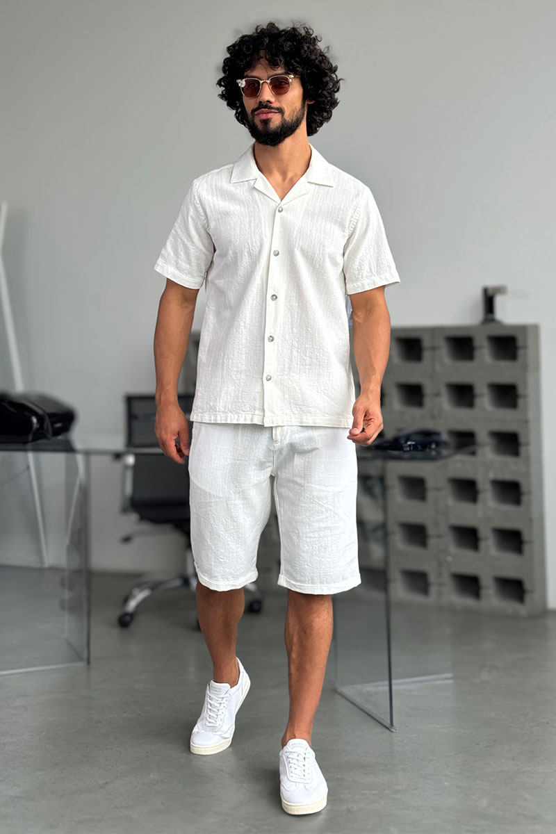 Loro Piana Мужской костюм Loro Piana белого цвета