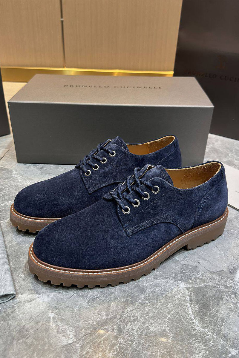 Brunеllо Сuсinеlli Замшевые ботинки синего цвета