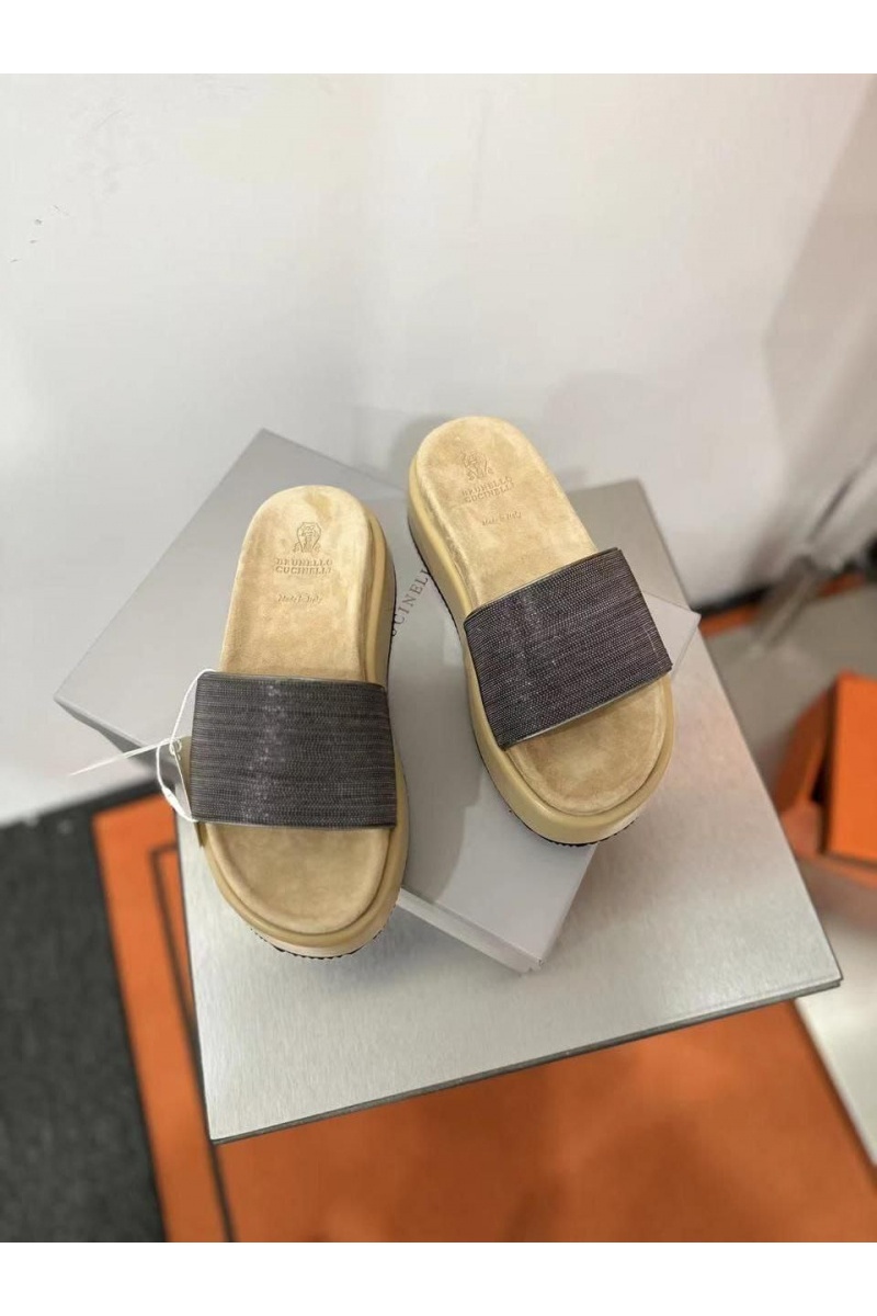 Brunеllо Сuсinеlli Женские шлёпанцы Premium 