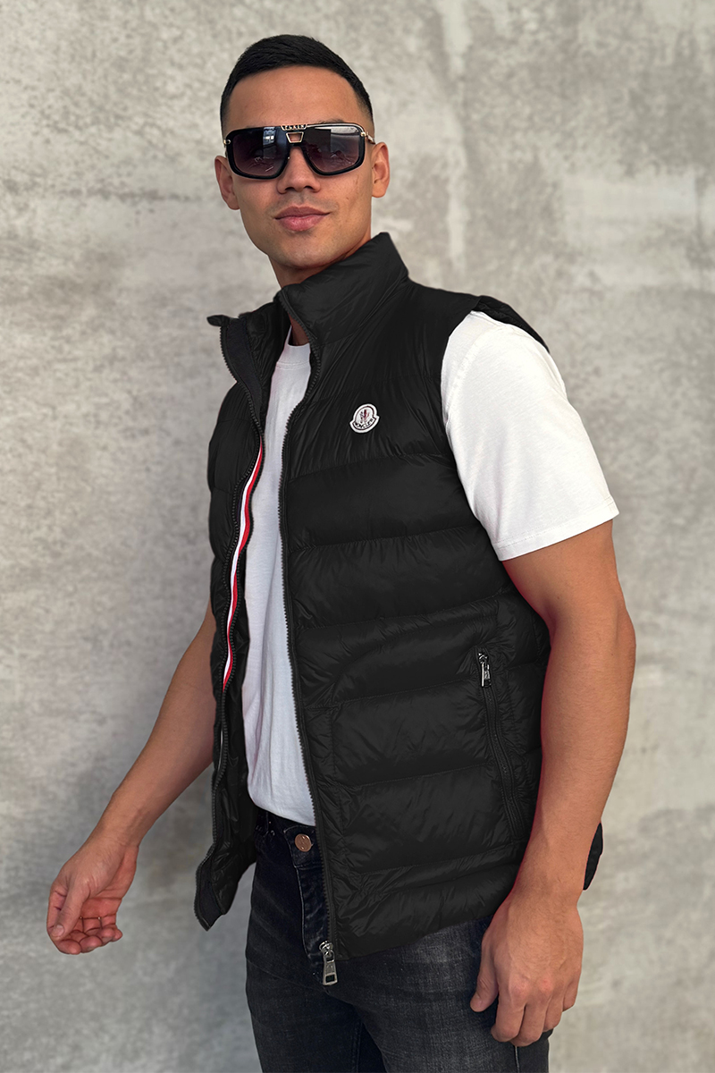 Moncler Мужской жилет чёрного цвета