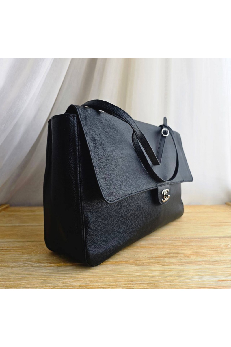 Chаnеl Кожаная сумка Maxi Flap 38x23 см