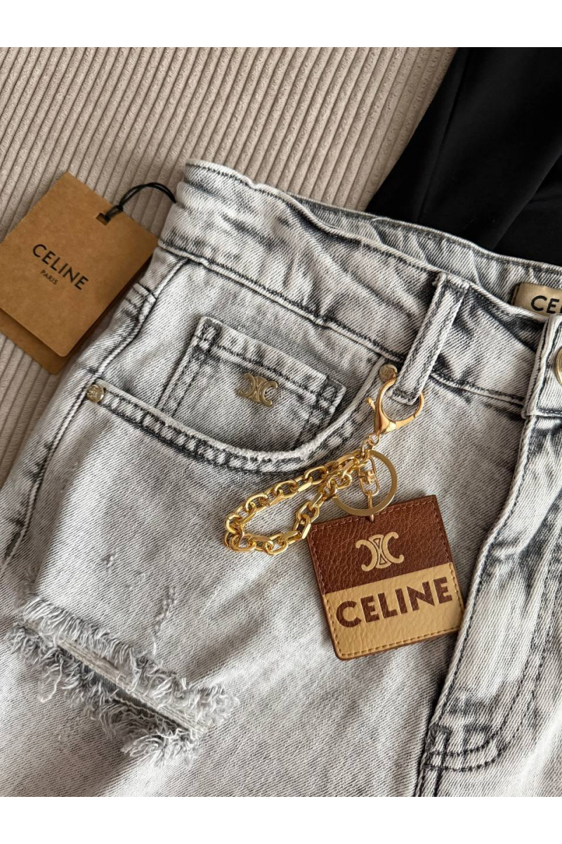 Celine Женские джинсовые шорты premium