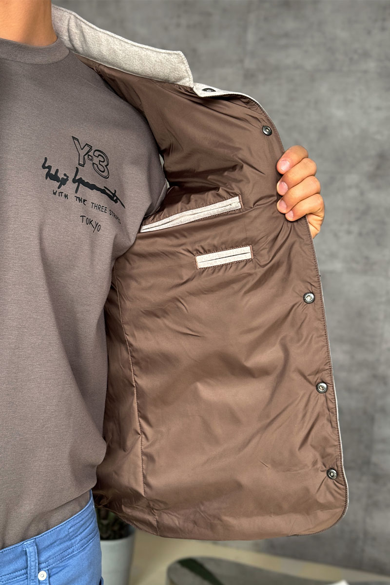 Loro Piana Мужской бежевый жилет 