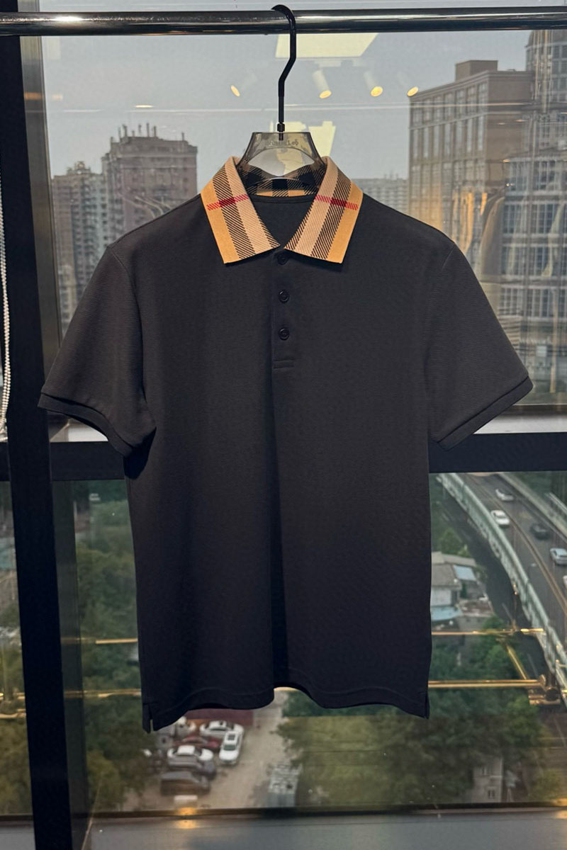 Burberry Мужское поло Premium - Black