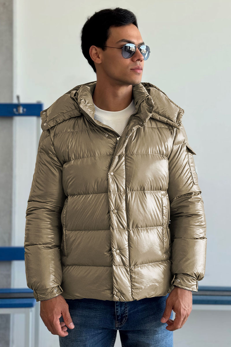 Moncler Мужской пуховик Maya 70 - Beige 