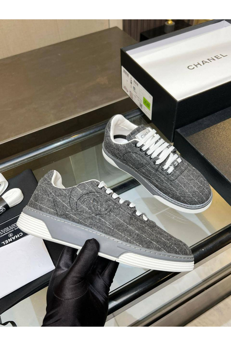 Chаnеl Женские кроссовки Tweed premium