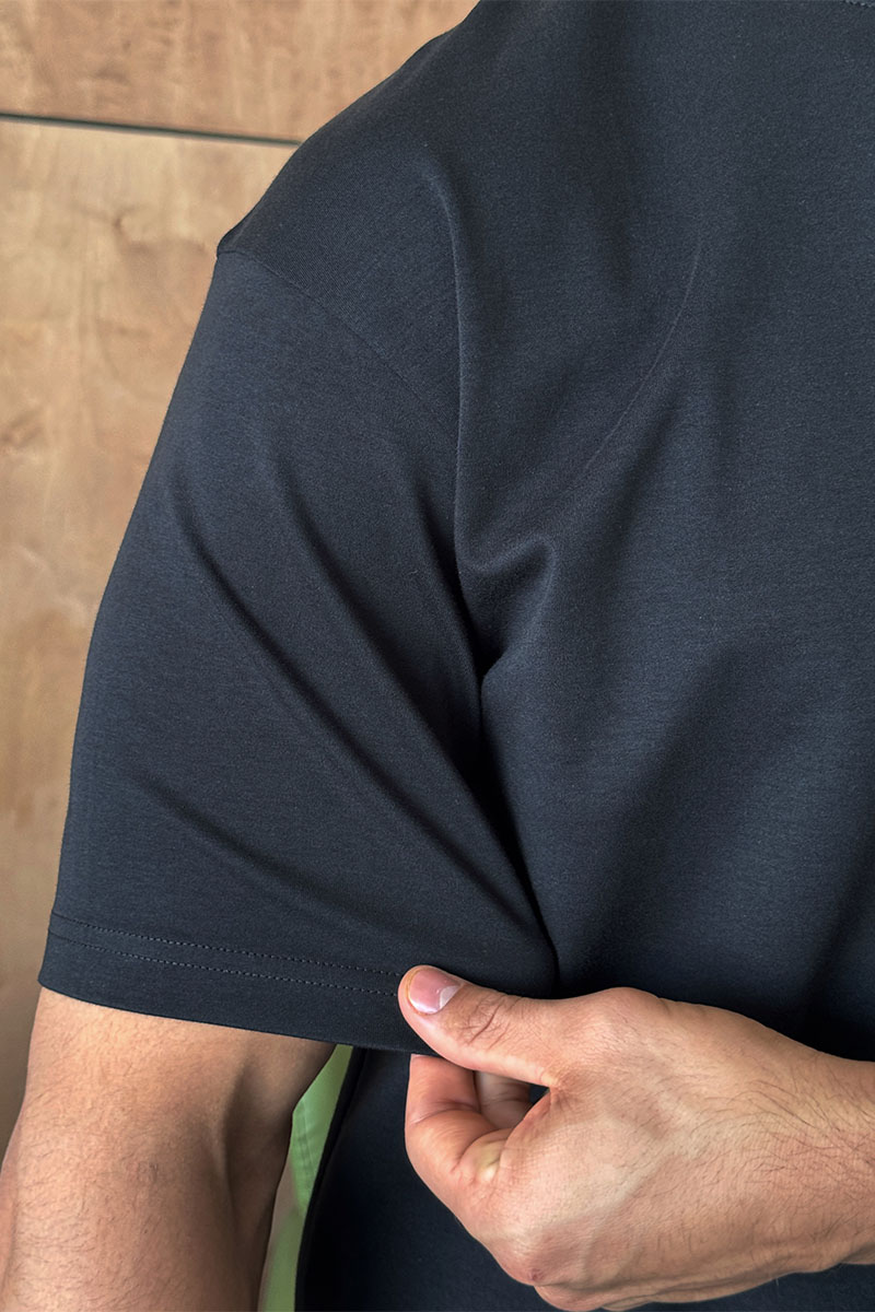 Y-3 Yohji Yamamoto Мужская чёрная футболка 