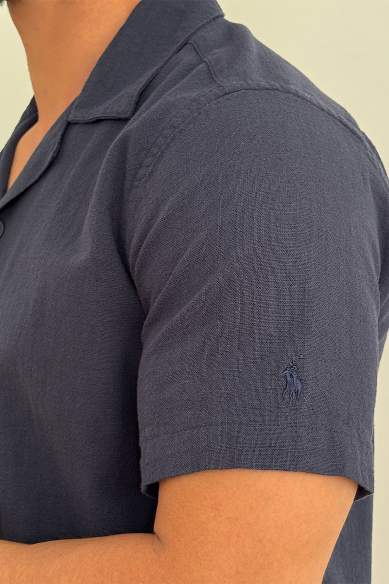 Polo Ralph Lauren Мужская тёмно-синяя рубашка