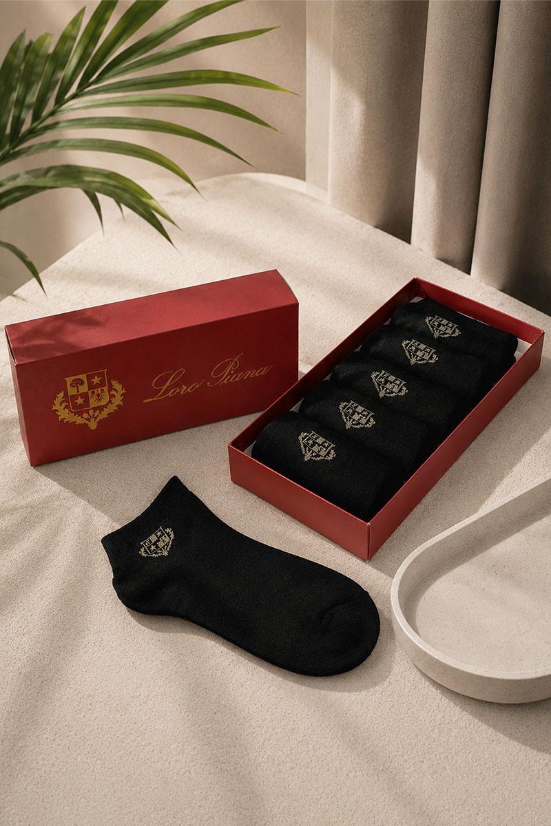 Loro Piana Комплект носков beige logo