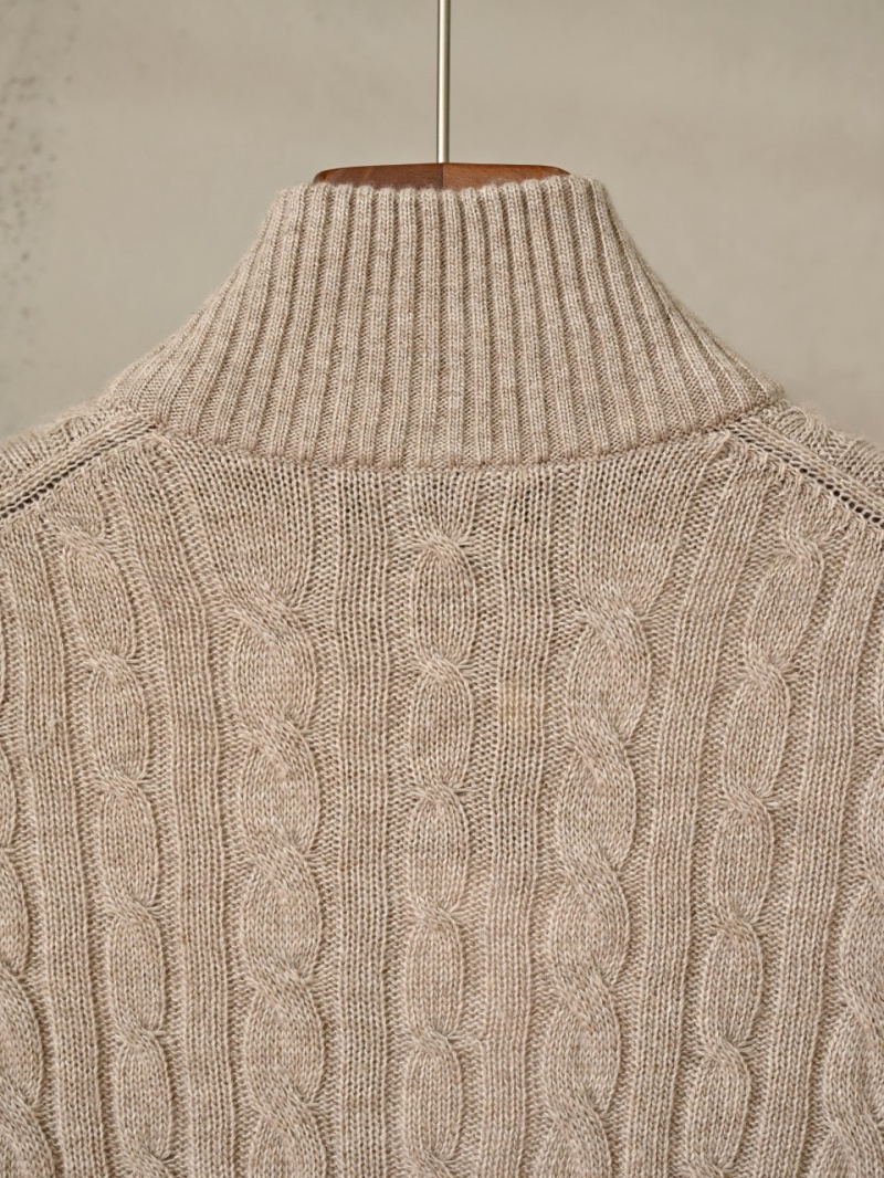 Loro Piana Кашемировый свитер Premium zip-neck - Beige