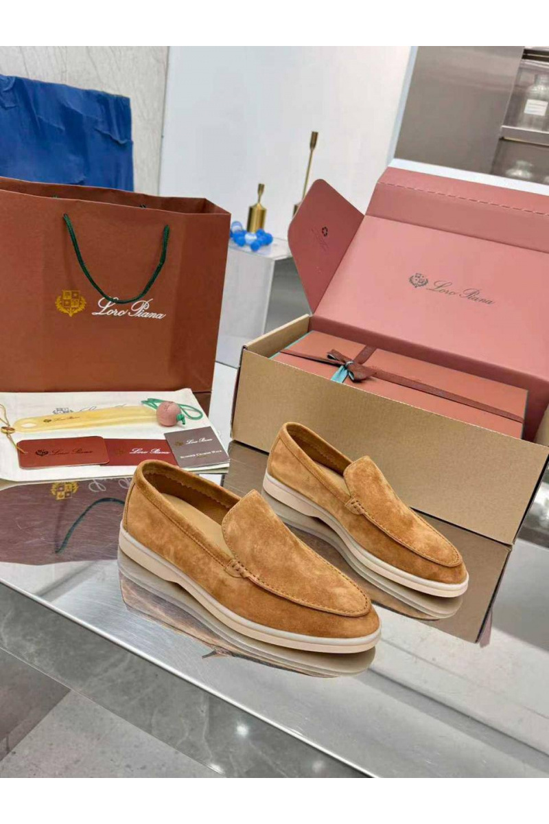 Loro Piana Женские заишевые лоферы Summer Walk premium