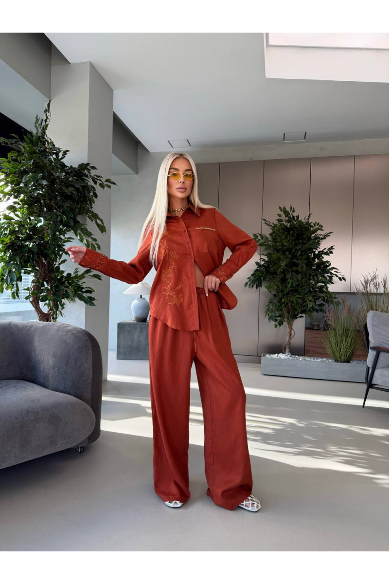 Zimmermann Женский льяной костюм premium