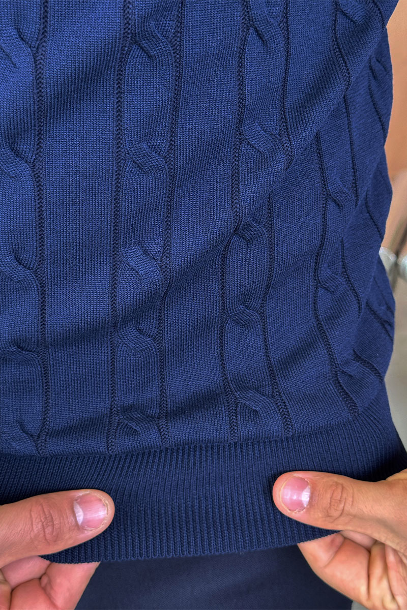 Polo Ralph Lauren Мужская тёмно-синяя футболка 