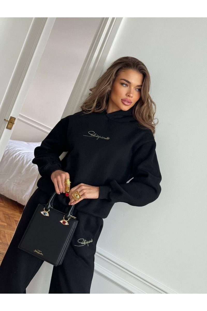 Schiaparelli Женский костюм тройка на флисе premium - Black