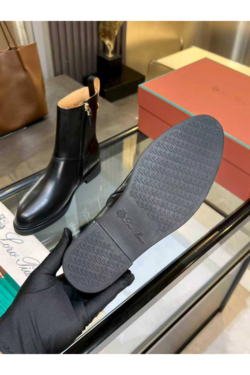 Loro Piana Женские кожаные сапоги premium - Black