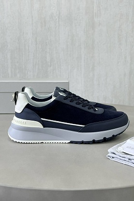 Замшевые кроссовки Premium - Navy