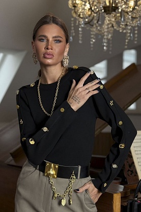 Женский свитер Premium - Black