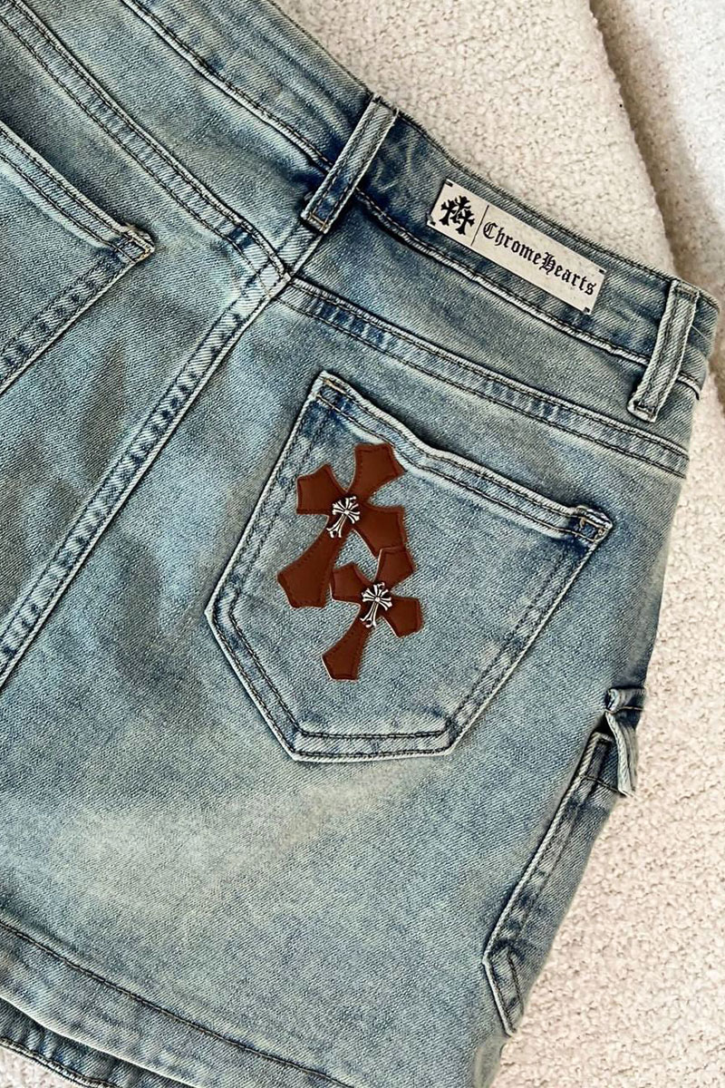 Chrome Hearts Женская джинсовая юбка 