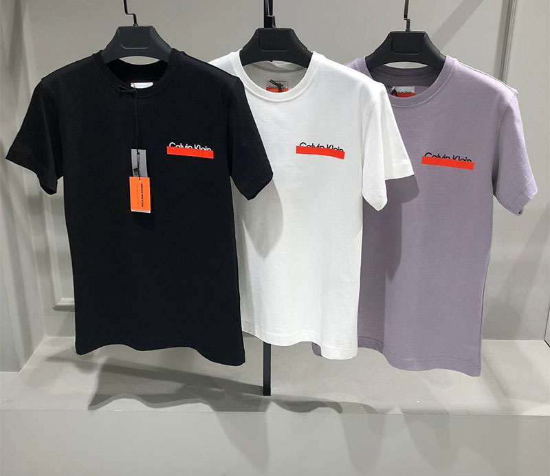 Heron Preston Светло-фиолетовая футболка Orange 2.0