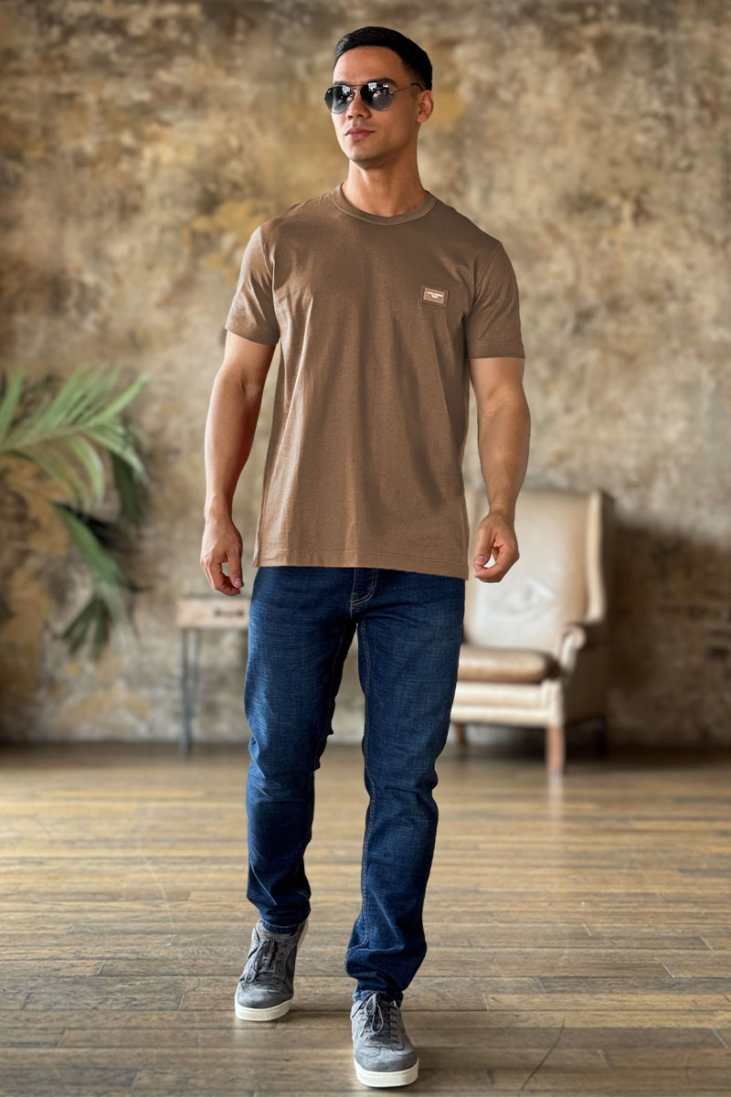 Dоlсе & Gаbbаnа Мужская футболка Premium - Сoffee