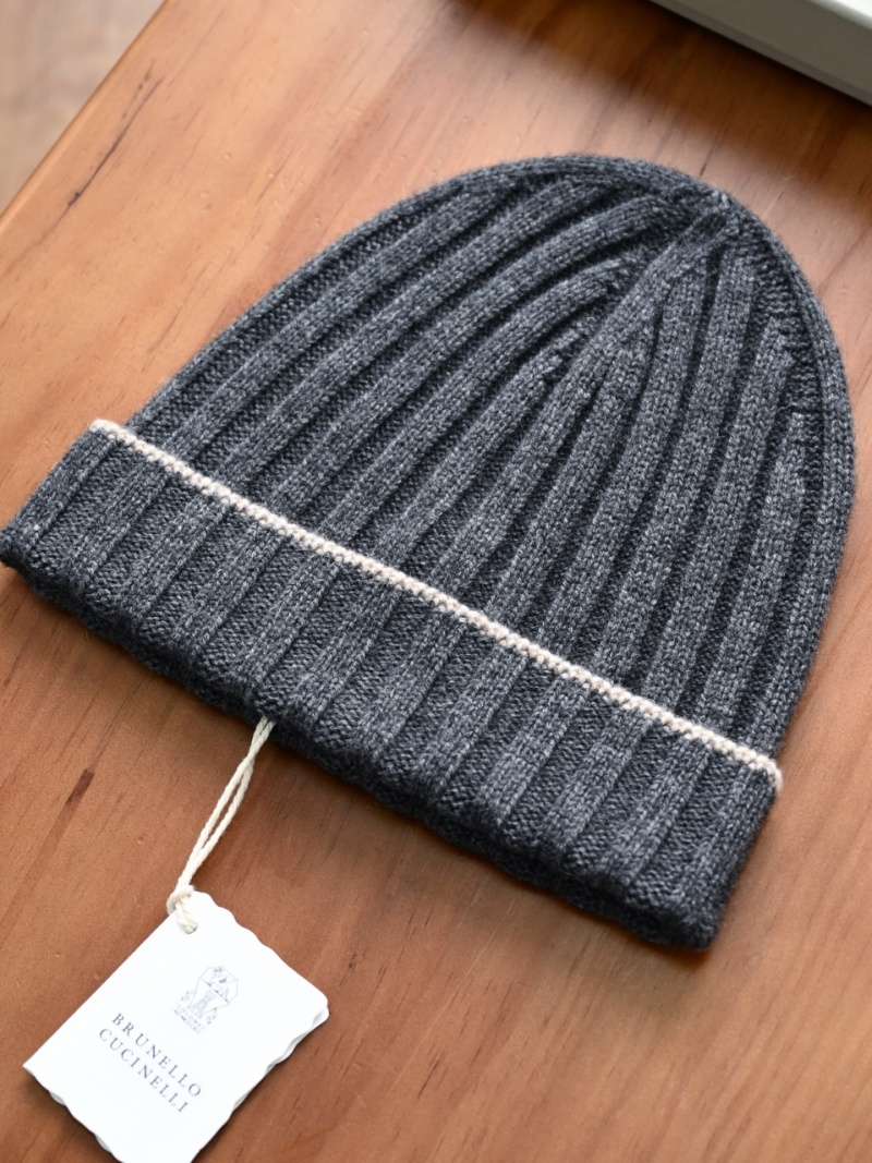 Brunеllо Сuсinеlli Кашемировая шапка Premium - Dark Grey